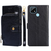 Zipper Bag PU + TPU Horizontal Flip Leather Case with Holder & Card Slot & Wallet & Lanyard
